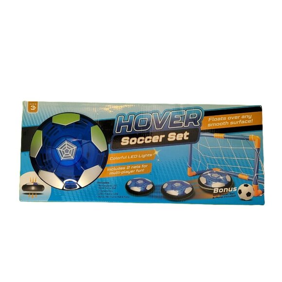 Hover Soccer Ball Set, Rechargeable Air Soccer with LED Lights-Foam Bumpers-NEW - Picture 5 of 12